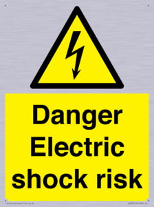 Danger Electric shock risk